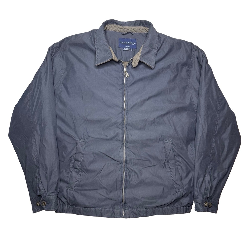 Vintage Hathaway navy blue dad jacket